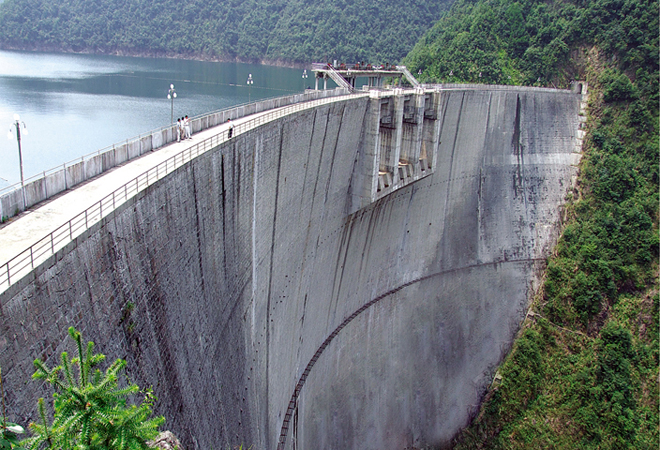 水利水電-上饒下會坑水電站大壩